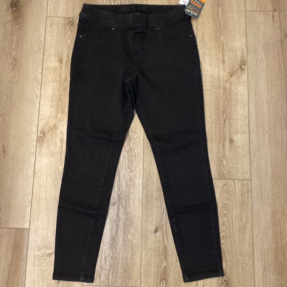 New JAG Chloe black denim pull on jeans Size Medium
